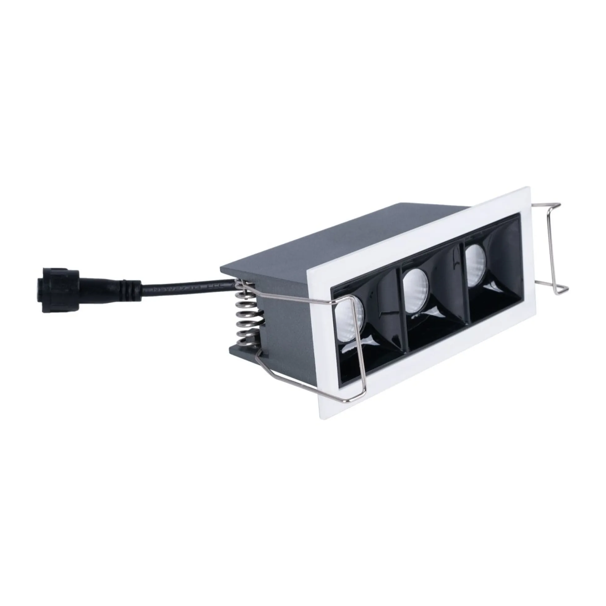 Foco lineal LED empotrable triple 6W - UGR18 - CRI90 - Chip OSRAM