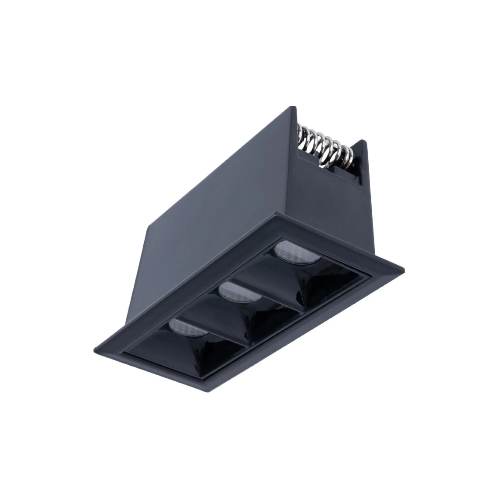 Foco lineal LED empotrable triple 6W - UGR18 - CRI90 - Chip OSRAM
