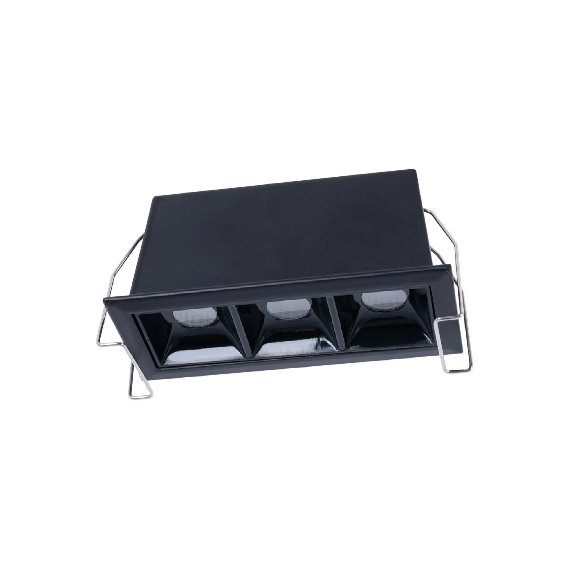 Foco lineal LED empotrable triple 6W - UGR18 - CRI90 - Chip OSRAM