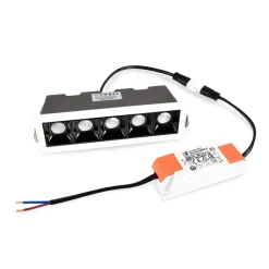 Foco lineal LED empotrable 10W - Chip OSRAM - UGR18 - CRI90
