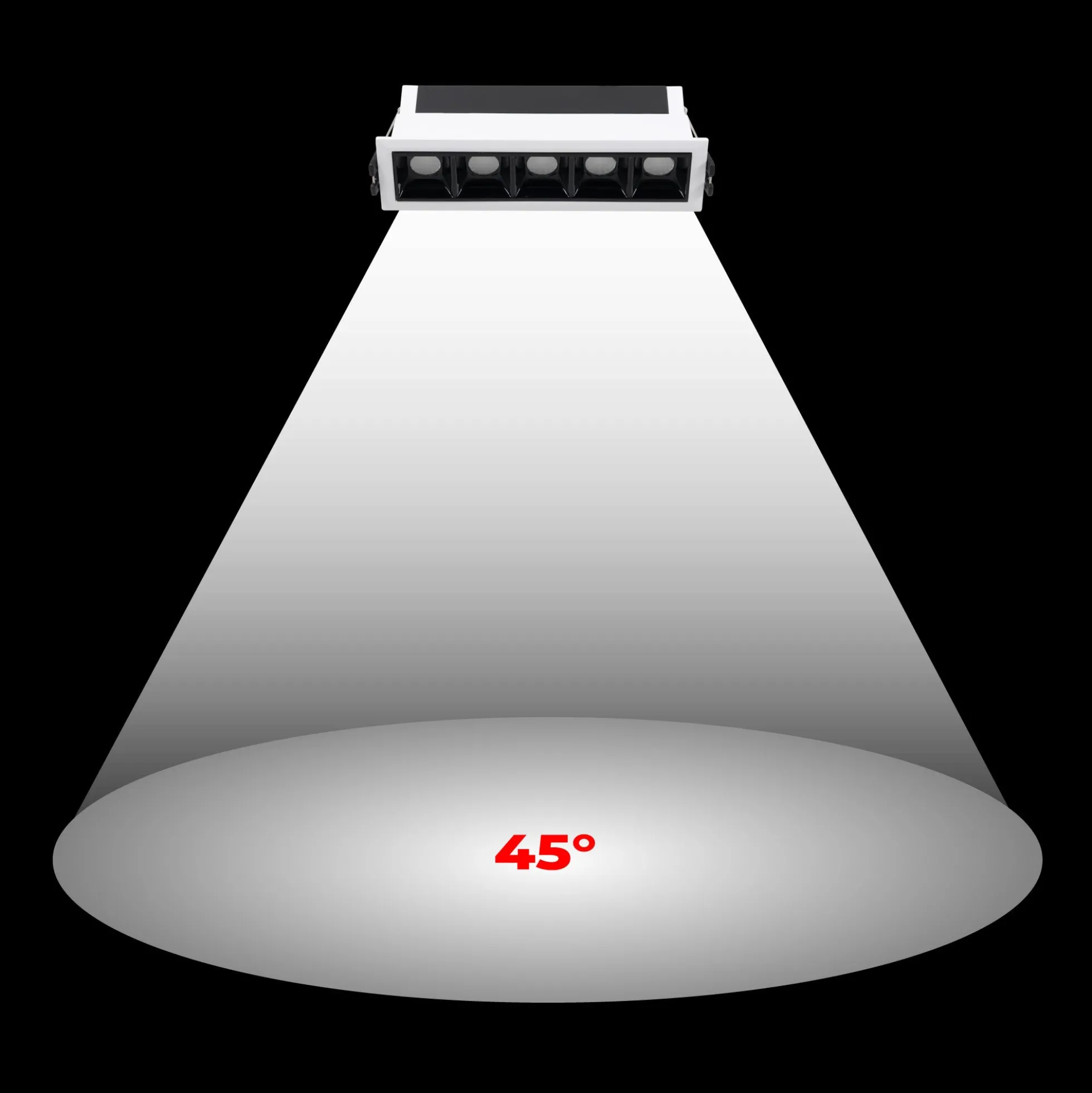 Foco lineal LED empotrable 7W - CCT - UGR18 - CRI90 - IP20
