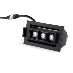 Foco lineal LED empotrable 6W - Orientable - UGR18 - CRI90 - Chip OSRAM - 2800K