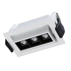 Foco lineal LED empotrable 6W - Orientable - UGR18 - CRI90 - Chip OSRAM - 2800K
