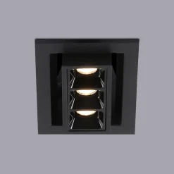 Foco lineal LED empotrable 6W - Orientable - UGR18 - CRI90 - Chip OSRAM - 2800K