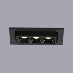 Foco lineal LED empotrable 6W - Orientable - UGR18 - CRI90 - Chip OSRAM - 2800K