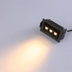 Foco lineal LED empotrable 6W - Orientable - UGR18 - CRI90 - Chip OSRAM - 2800K