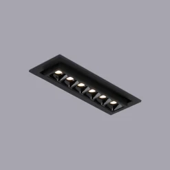 Foco lineal LED empotrable 10W - Orientable - UGR18 - CRI90 - Chip OSRAM - 2800K