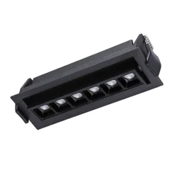 Foco lineal LED empotrable 10W - Orientable - UGR18 - CRI90 - Chip OSRAM - 2800K