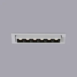 Foco lineal LED empotrable 10W - Orientable - UGR18 - CRI90 - Chip OSRAM - 2800K