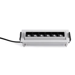 Foco lineal LED empotrable 10W - Orientable - UGR18 - CRI90 - Chip OSRAM - 2800K
