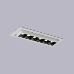 Foco lineal LED empotrable 10W - Orientable - UGR18 - CRI90 - Chip OSRAM - 2800K