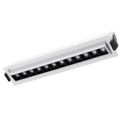 Foco lineal LED empotrable 20W - Orientable - UGR18 - CRI90 - Chip OSRAM - 2800K