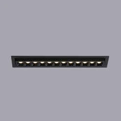 Foco lineal LED empotrable 20W - Orientable - UGR18 - CRI90 - Chip OSRAM - 2800K