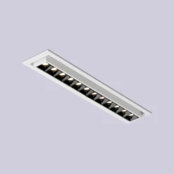 Foco lineal LED empotrable 20W - Orientable - UGR18 - CRI90 - Chip OSRAM - 2800K