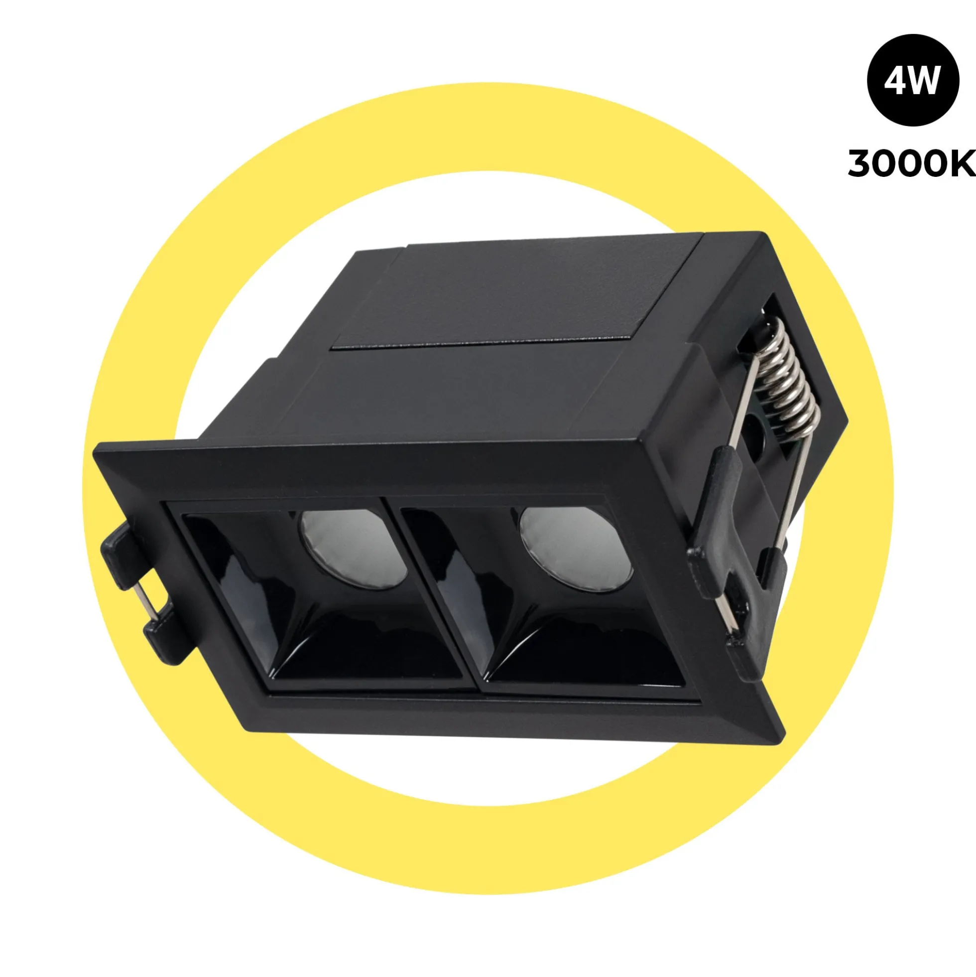 Foco lineal LED empotrable 4W - UGR18 - CRI90 - Driver LIFUD