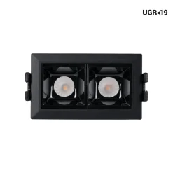Foco lineal LED empotrable 4W - UGR18 - CRI90 - Driver LIFUD