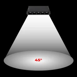 Foco lineal LED empotrable 7W - UGR18 - CRI90 - Driver LIFUD