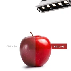 Foco lineal LED empotrable 7W - UGR18 - CRI90 - Driver LIFUD