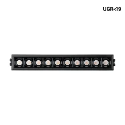 Foco lineal LED empotrable 14W - UGR18 - CRI90 - Driver LIFUD
