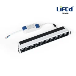 Foco lineal LED empotrable 14W - UGR18 - CRI90 - Driver LIFUD