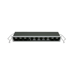 Foco lineal LED empotrable 20W - UGR18 - CRI90 - Chip OSRAM