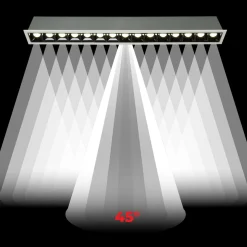 Foco lineal LED empotrable 30W - UGR18 - CRI90 - Chip OSRAM