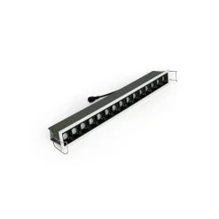 Foco lineal LED empotrable 30W - UGR18 - CRI90 - Chip OSRAM