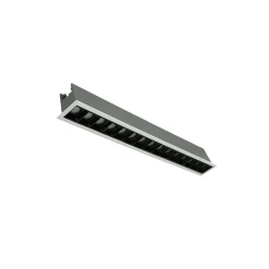 Foco lineal LED empotrable 30W - UGR18 - CRI90 - Chip OSRAM