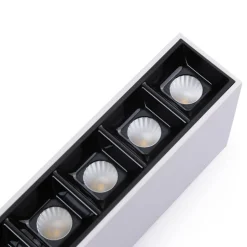 Foco lineal LED superficie - 10W - UGR18 - CRI90 - Chip OSRAM