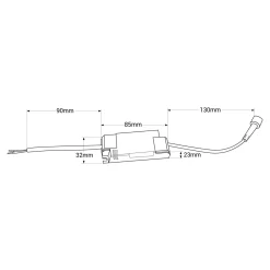 Foco lineal LED trimless / integración - 12W - UGR18 - CRI90