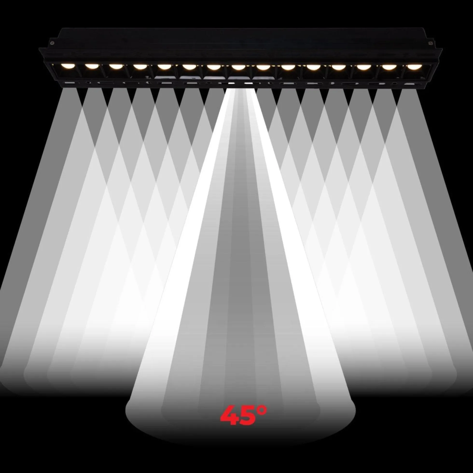 Foco lineal LED trimless / integración - 30W - UGR18 - CRI90