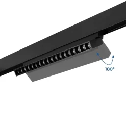 Foco lineal orientable para carril magnético 48V CCT - 12W - DALI regulable - UGR18