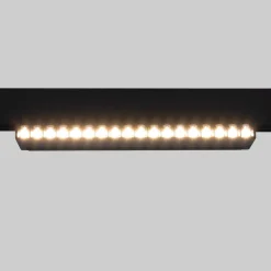 Foco lineal orientable para carril magnético 48V CCT - 18W - Regulación DALI-2 - UGR18