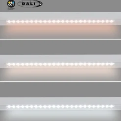 Foco lineal para carril magnético 48V CCT - 20W - Regulación DALI-2 - UGR18