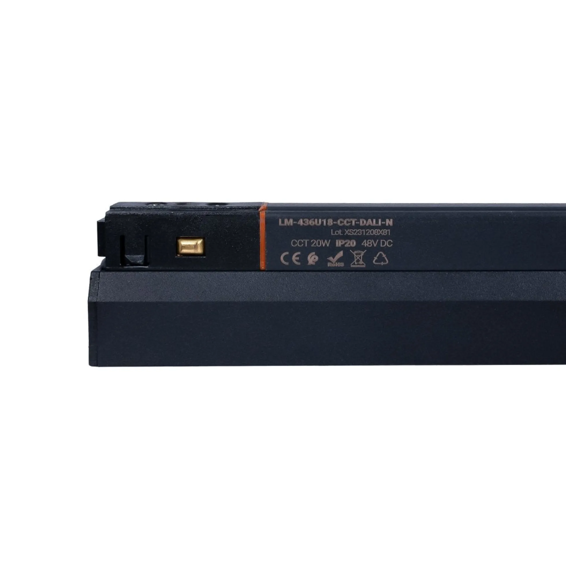 Foco lineal para carril magnético 48V CCT - 20W - Regulación DALI-2 - UGR18