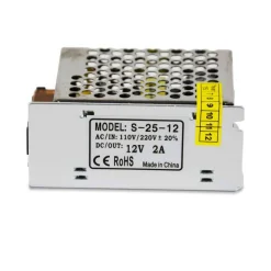 Fuente de alimentación conmutada 12V 25W IP20