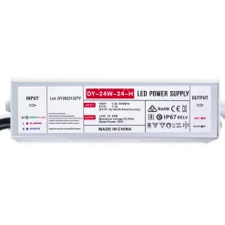 Fuente de alimentación estanca slim 24W 24V - 1.0A - IP67