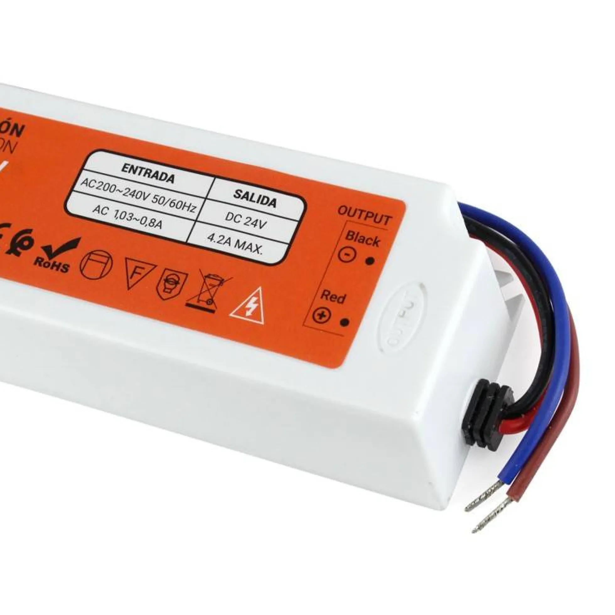 Fuente de alimentación estanca compacta 24V 100W IP67