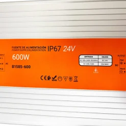 Fuente de alimentación estanca compacta - 600W 24V - 25A - IP67