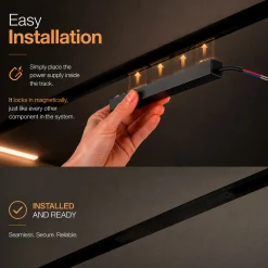 Fuente de alimentación para carril magnético - 26mm - 100W - TUYA SMART