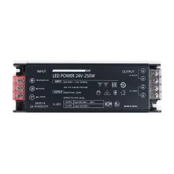 Fuente de alimentación Slim 250W 24V - 10.4A - Alta eficiencia - IP20
