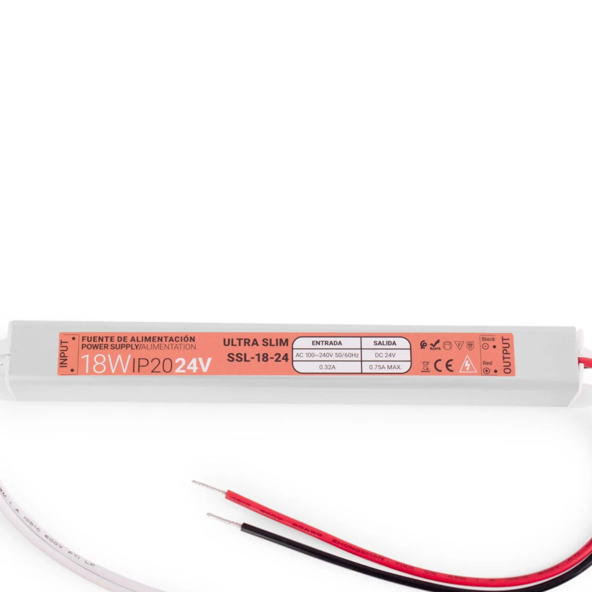 Fuente de alimentación ultra slim 24V - 18W - IP20