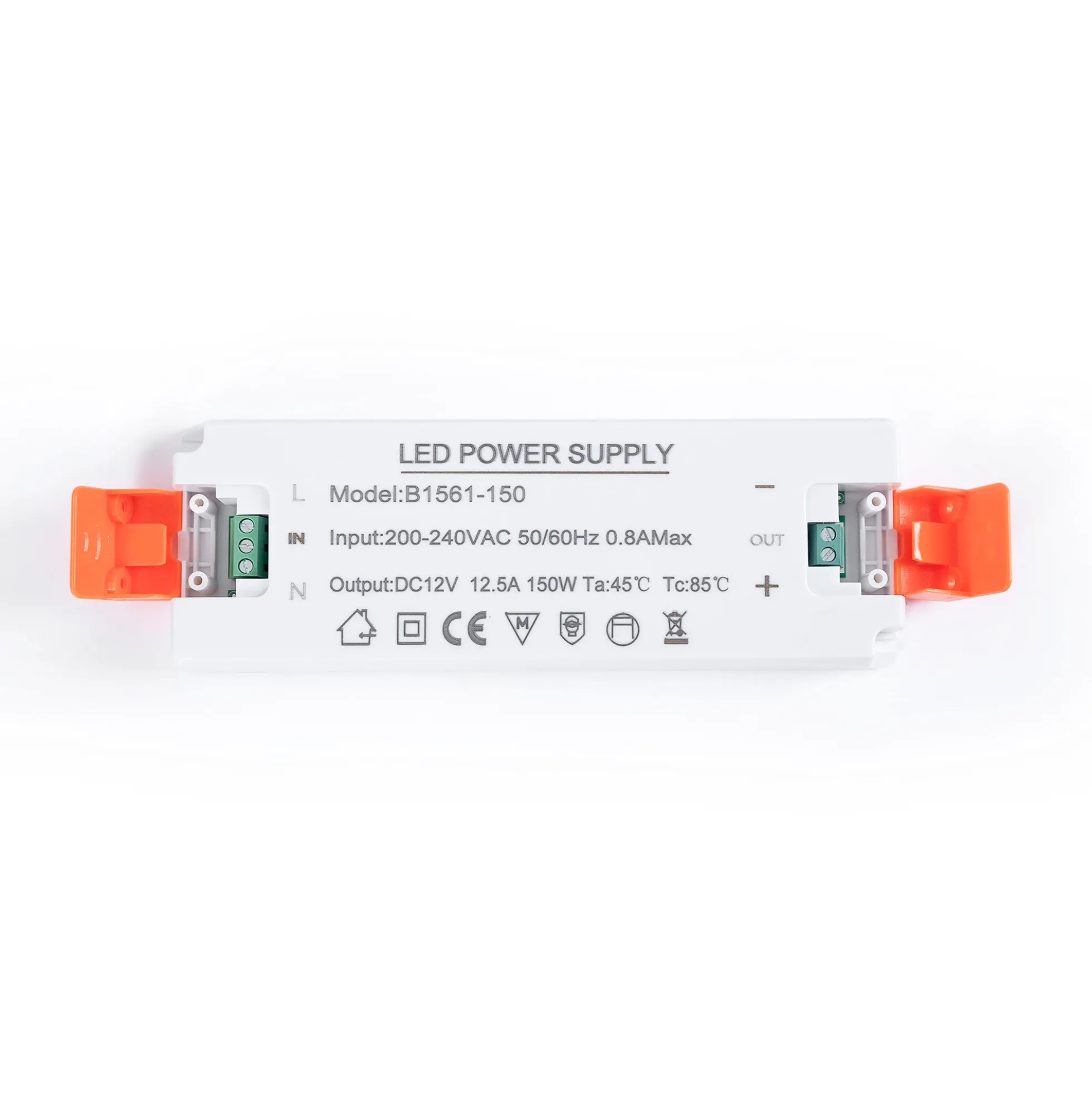 Fuente de alimentación ultra slim 12V - 150W - 12.5A - IP20