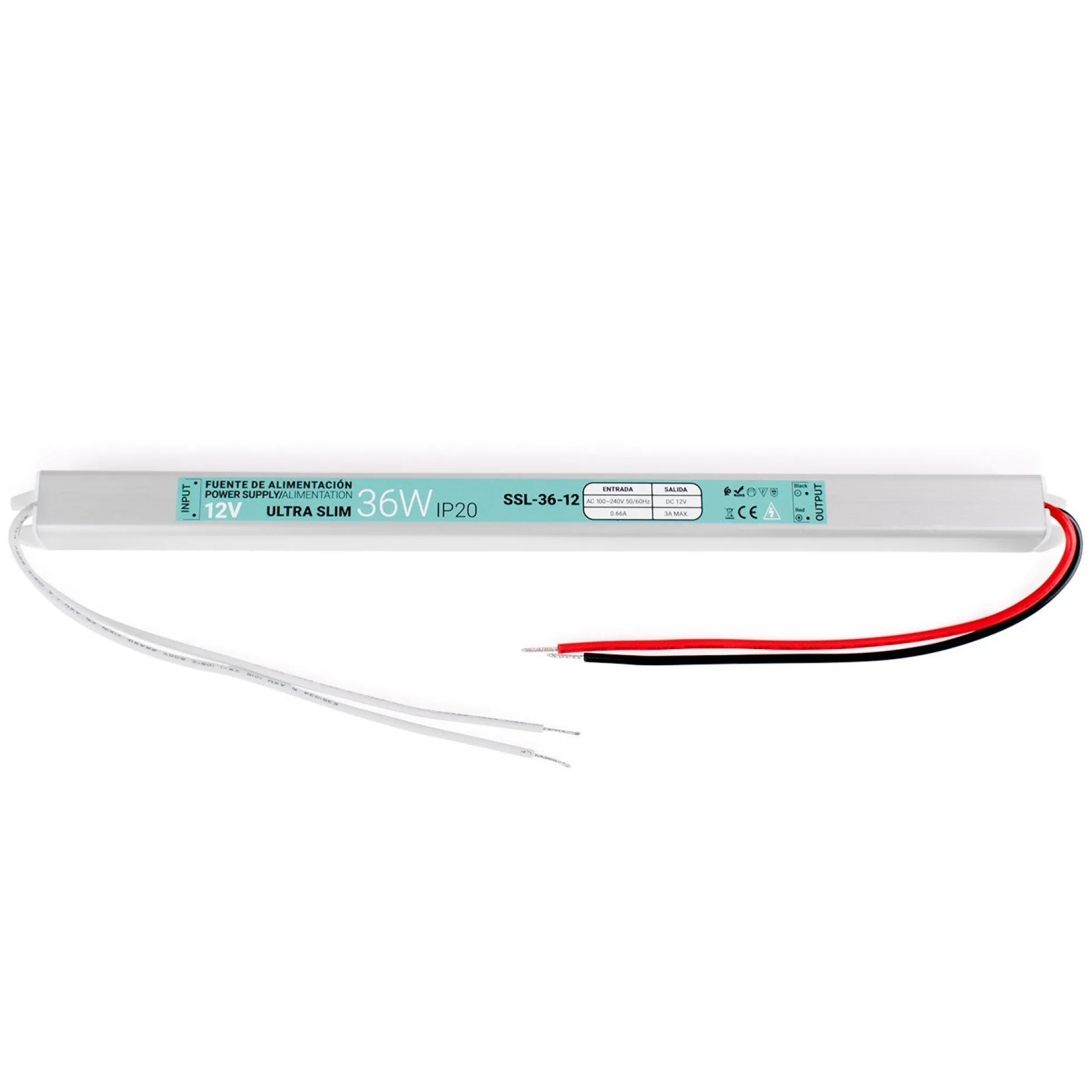 Fuente de alimentación ultra slim 12V - 36W - IP20