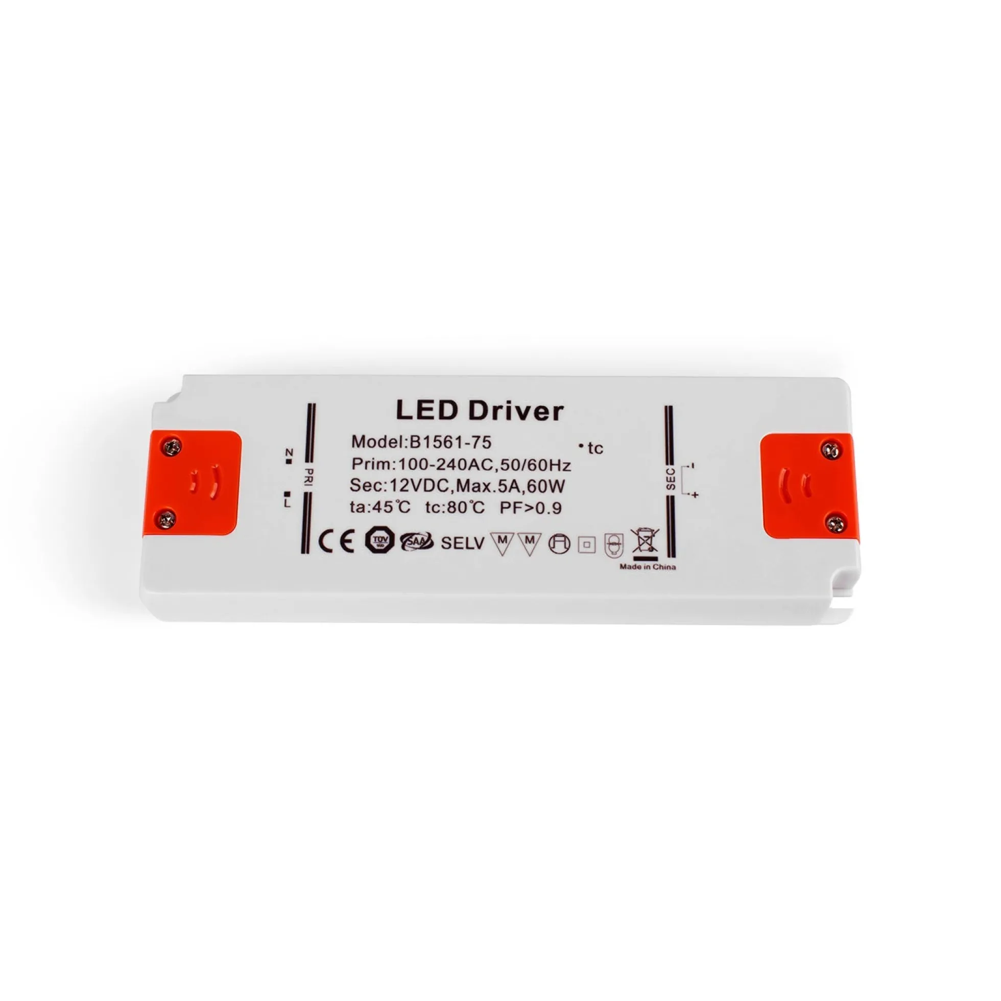 Fuente de alimentación ultra slim 12V - 60W - IP20