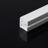 Funda de silicona flexible blanca - Tira LED a neón - 16x16 mm - Curvatura horizontal - Superficie