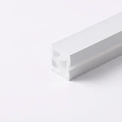 Funda de silicona flexible blanca - Tira LED a neón - 16x16 mm - Curvatura horizontal - Superficie