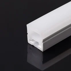 Funda de silicona flexible blanca - Tira LED a neón - 16x16 mm - 3 lados - Superficie