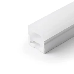 Funda de silicona flexible blanca - Tira LED a neón - 16x16 mm - 3 lados - Superficie