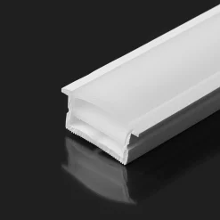 Funda de silicona flexible blanca - Tira LED a neón - 10x20 mm - Empotrable